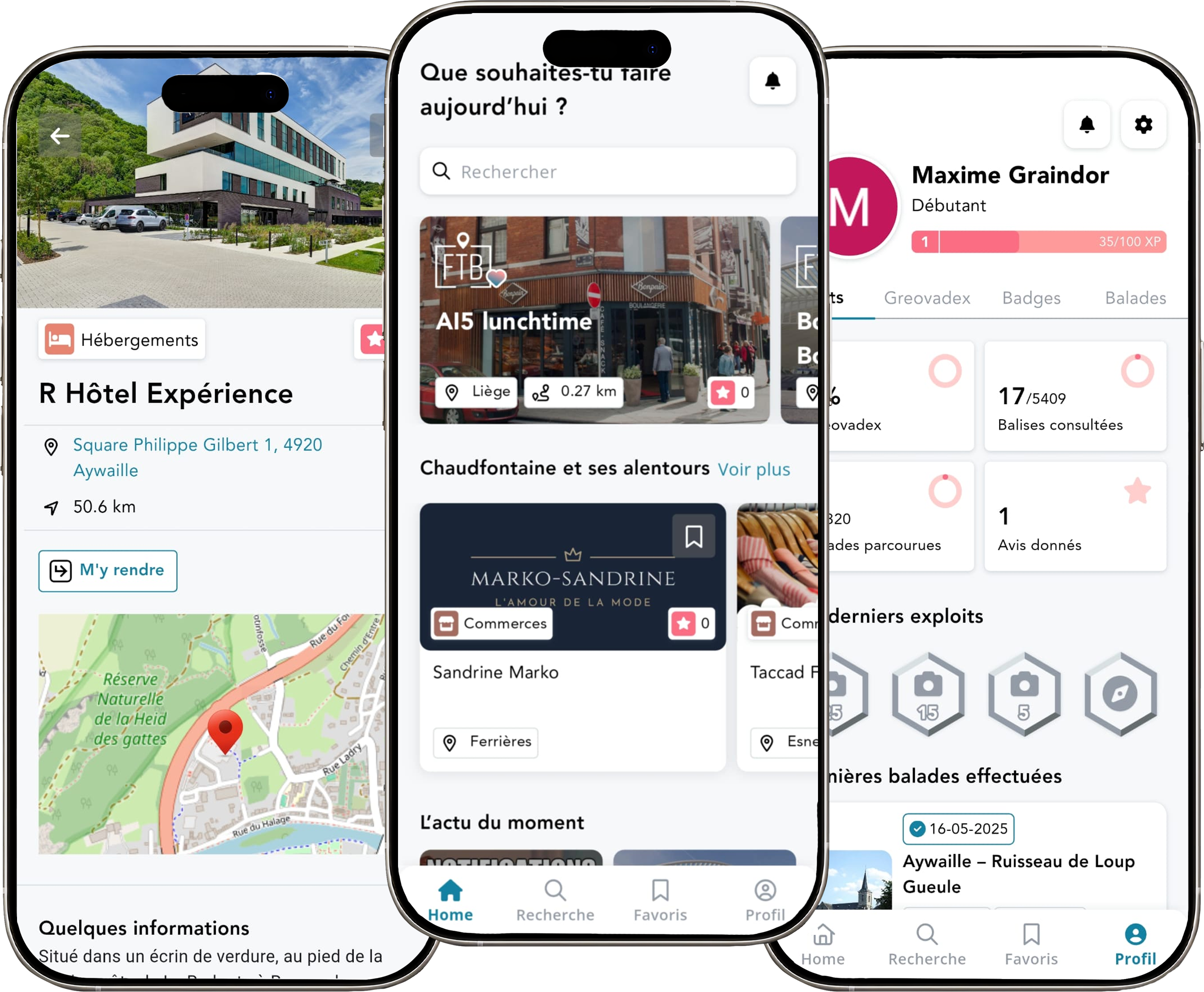 Mockup application mobile